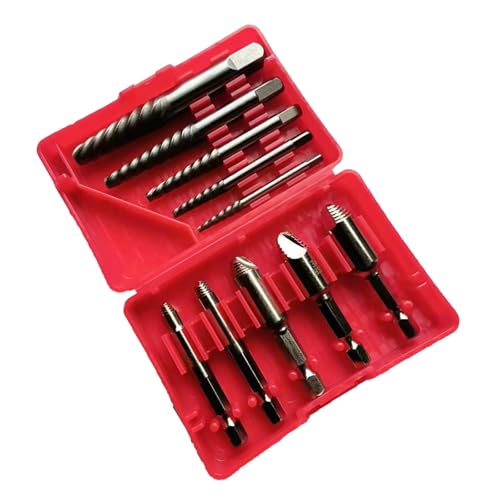 RGYBAO Drahtbruch-Entferner, Spiralbohrer-Set, konventionelle Spitze, Stahlbohrer, Holzwerkzeug-Set mit Box, 10 Stück RGYBAO Drahtbruch-Entferner, Spiralbohrer-Set, konventionelle Spitze, Stahlbohrer, Holzwerkzeug-Set mit Box, 10 Stück von RGYBAO