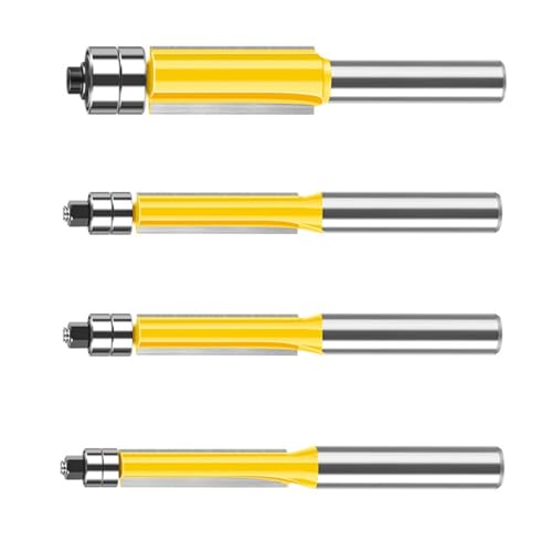 RGYBAO Professioneller 45# Stahlfräser mit Doppellager für Genauigkeit und Stabilität der Holzbearbeitung, 8 mm Schaft RGYBAO Professioneller 45# Stahlfräser mit Doppellager für Genauigkeit und Stabilität der Holzbearbeitung, 8 mm Schaft von RGYBAO