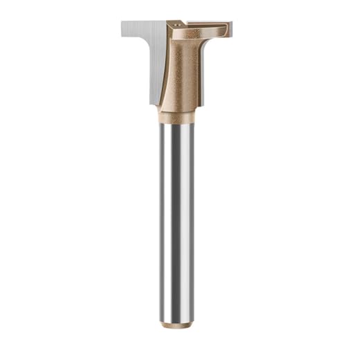 RGYBAO T-Nut-Frässtift, halbrund, flacher Boden, geeignet für Holzbearbeitung, Biegen und Schlitzen, glattes Schneiden, präzises Nuten RGYBAO T-Nut-Frässtift, halbrund, flacher Boden, geeignet für Holzbearbeitung, Biegen und Schlitzen, glattes Schneiden, präzises Nuten von RGYBAO