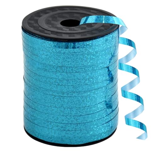 RIBBOOO 1/5 Zoll 500 Yards hellblau Curling Band, glänzendes Band für Handwerk, Ballon String, Geschenkverpackung, Halloween Weihnachtsfeier Dekor von RIBBOOO