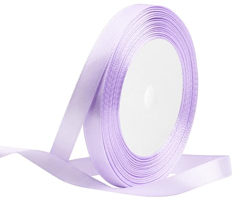 Veilchen Satinband 10mm x 22 Meters Stoffbänder für Geschenkverpackungen, Blumensträuße, Kunsthandwerk und Hochzeitsdekoration von RIBONIES