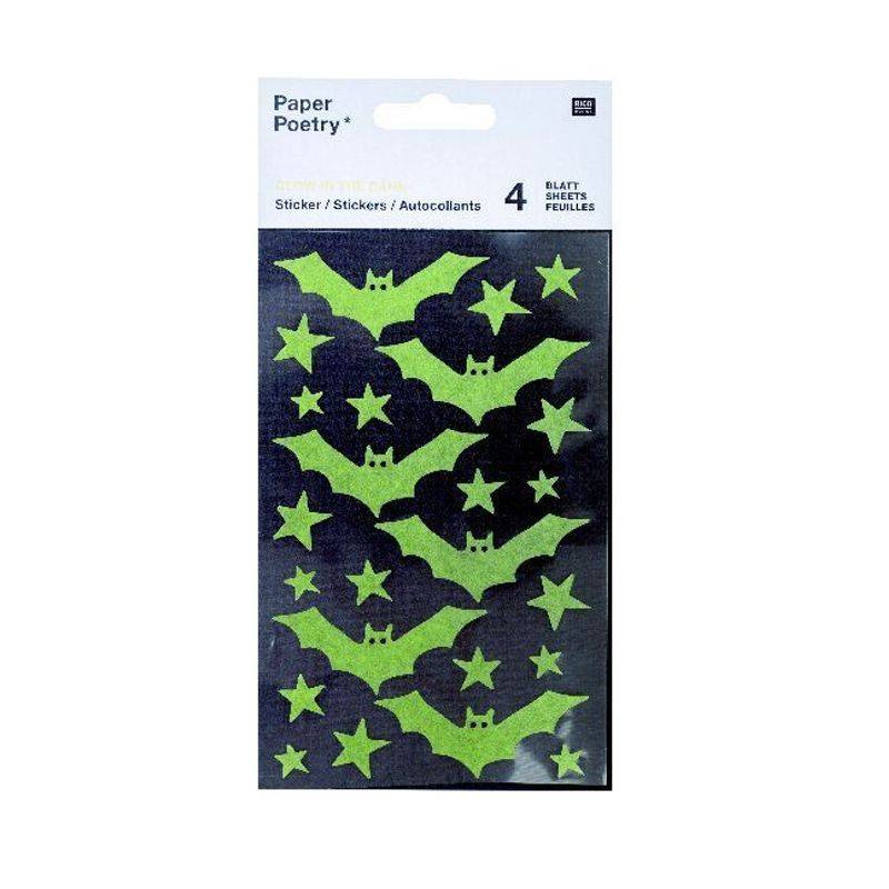 Paper Poetry - Washi Sticker, Fledermaus von RICO-Design tap