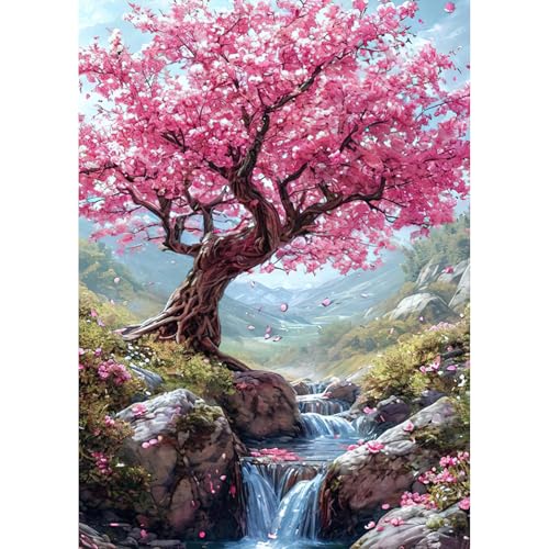 RICUVED 5D Diamond Painting Bäume Diamant Painting Bilder Diamond Art Erwachsene Landschaft Full DIY Diamant Kunst Malerei Stickerei Set Kreuzstich 30x40cm von RICUVED