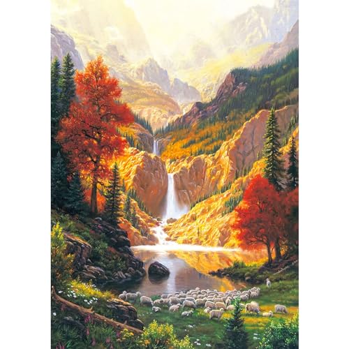 RICUVED 5D Diamond Painting Natur Berg Diamant Painting Bilder Landschaft Diamond Art Erwachsene Full DIY Diamant Kunst Malerei Stickerei Set Kreuzstich 30x40 von RICUVED