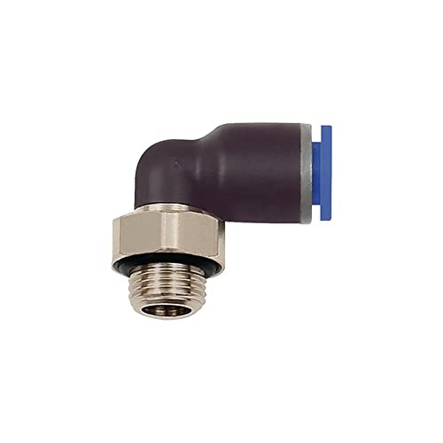 RIEGLER 109272-125.038-10 L-Steckverschraubung »Blaue Serie«, drehbar, G 3/8 außen, Ø 10 mm, 1Stk von Riegler