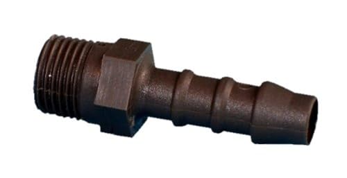 RIEGLER 110951-31.132 Gerader Einschraubstutzen, R 1/4 a., für Schlauch LW 6 mm, PA 6, 1Stk von Riegler