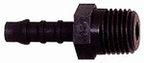 RIEGLER 110954-31.141 Gerader Einschraubstutzen, R 3/8 a., für Schlauch LW 6 mm, PA 6, 1Stk von Riegler