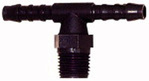 RIEGLER 110965-32.232 T-Einschraubstutzen, R 1/8 a, für Schlauch LW 6 mm, SW 10, PA 6, 1Stk von Riegler