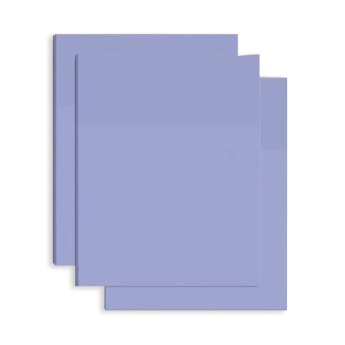 RINGGLO 150 Blatt Haftnotizen in Regenbogenfarben, Notizblöcke, durchscheinende Notizblöcke, einfach zu Hause oder im Büro zu posten,Lila von RINGGLO