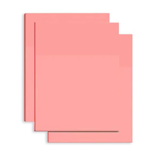 RINGGLO 150 Stück transparente Haftnotizen, zartrosa, selbstklebende Notizblöcke, selbstklebende Notizen für Bürolieferanten, Zuhause, Notizbuch,C von RINGGLO
