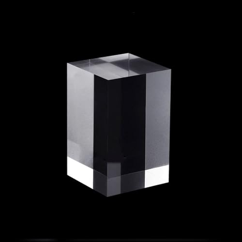 RISHORI Acrylblock Clear Blocks Cube 4X4cm Zeitgenössische Und Elegante Acryl-Mittelstücke Basis Für Geschäftliche Veranstaltungen, Wie Z.B. Geschäfte,4x4x10cm von RISHORI