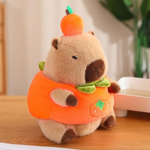 RIVORDE Capybara-Spielzeug, Capybara-Plüschspielzeug, Verwandeln Sich in Capybara-Puppen, Kleidung Kann Ausgezogen Werden, Keine Haare Fallen Leicht Ab, Wenn Man Nach Belieben Zieht,30 cm,C von RIVORDE