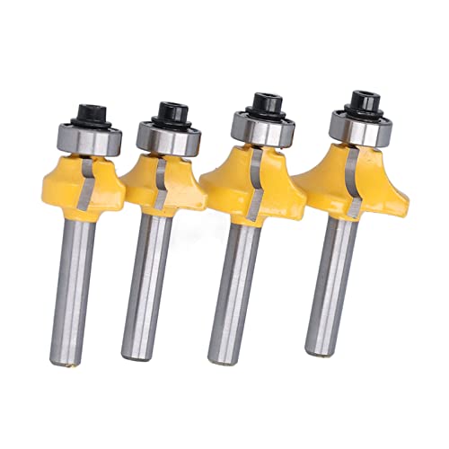 1/4in Shank Router Bit 4pcs Anzüge Schneiden von Sperrholzschnitzwerkzeug für -Holzbearbeitungsliebhaber Kohlenstoffstahlwerkzeugset für 1/4in Shank Router Bit 4pcs Anzüge Schneiden von Sperrholzschnitzwerkzeug für -Holzbearbeitungsliebhaber Kohlenstoffstahlwerkzeugset für von RIZGHWOY