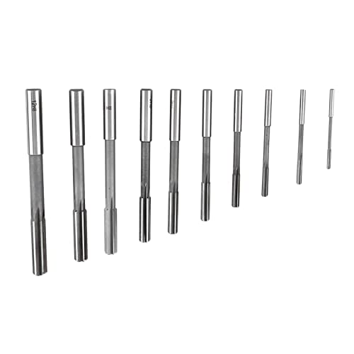 10pcs HSS H8 Straight Shank Chucking Machine Reamer für Bohrungsbearbeitungseisen und Stahl 3/4/5/6/7/8/9/10/11/12mm 10pcs HSS H8 Straight Shank Chucking Machine Reamer für Bohrungsbearbeitungseisen und Stahl 3/4/5/6/7/8/9/10/11/12mm von RIZGHWOY