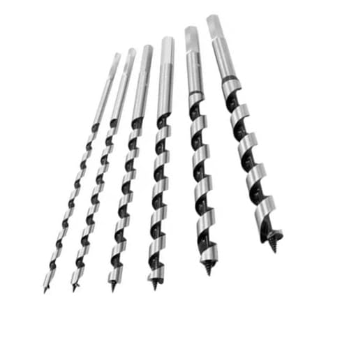 6pcs Auger -Bits Set Hoher Kohlenstoffstahl -Hex Schaft Verlängerte Holzbearbeitungsloch Reiswerkzeug, Glatte Oberflächenbohrer Bits für Präzisionsholzbearbeitungsprojekte 6pcs Auger -Bits Set Hoher Kohlenstoffstahl -Hex Schaft Verlängerte Holzbearbeitungsloch Reiswerkzeug, Glatte Oberflächenbohrer Bits für Präzisionsholzbearbeitungsprojekte von RIZGHWOY