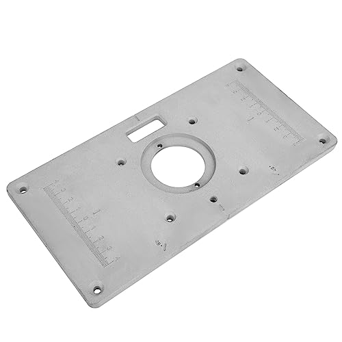 Bohrer und Installieren Sie Einen Beliebigen Router Genau mit Aluminium -Holzbearbeitung von Router Tischetischplatte und Kunststoffring, Haltbar Bohrer und Installieren Sie Einen Beliebigen Router Genau mit Aluminium -Holzbearbeitung von Router Tischetischplatte und Kunststoffring, Haltbar von RIZGHWOY