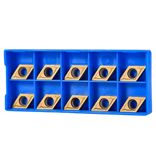 Carbid-Tipps Einsätze Cutter Set für Edelstahl 10pcs DCMT11T304-HM YBC251 von RIZGHWOY