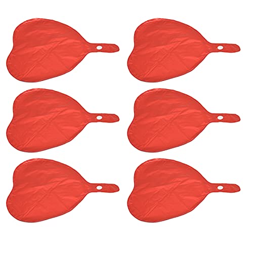 Herzformballon 50pcs Rotherzgeformte Aluminium Film Dekorative Luftballons für Hochzeiten Geburtstage Partys Jubiläen für und Freundinnen Geeignet von RIZGHWOY