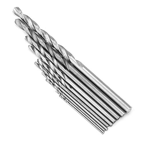 Hochgeschwindiger Stahl Gerade Shank -Drehbohrbits Zum Bohren von Dünnem Metall, Aluminium, Eisen, Kohlenstoffstahl, Holz - 10 Prozent Hochgeschwindiger Stahl Gerade Shank -Drehbohrbits Zum Bohren von Dünnem Metall, Aluminium, Eisen, Kohlenstoffstahl, Holz - 10 Prozent von RIZGHWOY