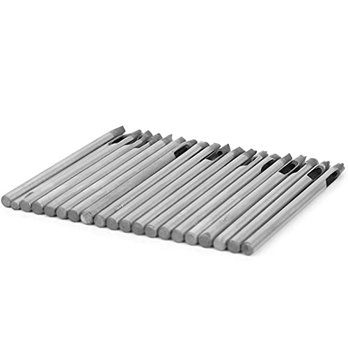 Lederbandgurte Blume Blütenblätter Trotzdem Punch -Werkzeug, Haltbares Handpunsch für Lederhandwerks - Enthusiasten, Eisenmaterial, 20pcs 3mm Punch Werkzeug für Profis und Amateure (3mm20-Stück-Set) Lederbandgurte Blume Blütenblätter Trotzdem Punch -Werkzeug, Haltbares Handpunsch für Lederhandwerks - Enthusiasten, Eisenmaterial, 20pcs 3mm Punch Werkzeug für Profis und Amateure (3mm20-Stück-Set) von RIZGHWOY