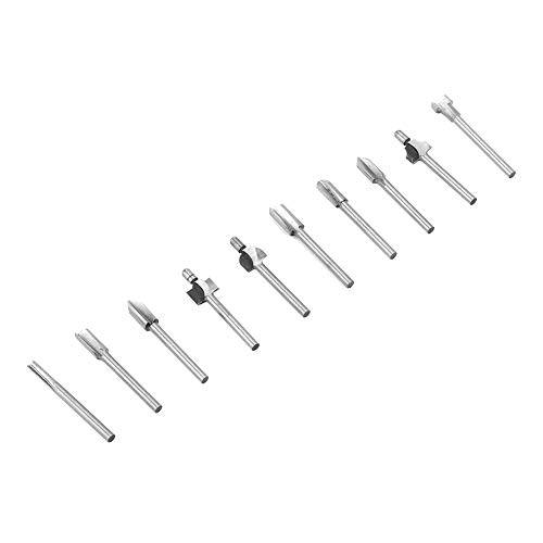 Mini -Router -Bits Set Hochfest Frässchneider für Holzbearbeitung auf Holzfaser PVC Plastik 1/8 Zoll Schaft Werkzeug Mini -Router -Bits Set Hochfest Frässchneider für Holzbearbeitung auf Holzfaser PVC Plastik 1/8 Zoll Schaft Werkzeug von RIZGHWOY
