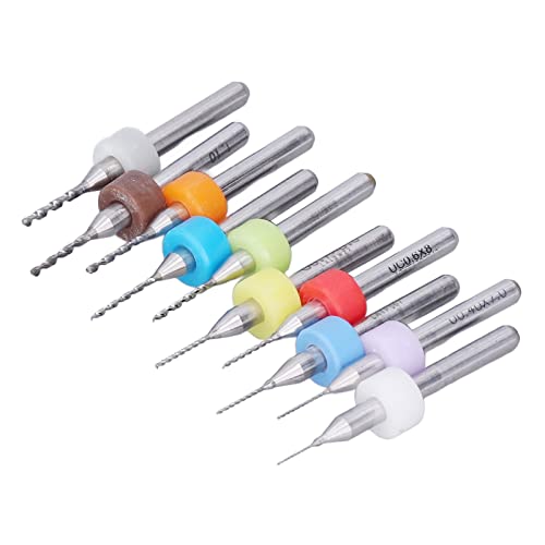 Schnellbohrungs -Mini -Bohrer Hohe Zähigkeit Wolfram Carbid Makro Bohrer für Industrie 10pcs PCB Farbe für Schmuck, Metallkünstler Mehrzweck Wolframstahl Schnellbohrungs -Mini -Bohrer Hohe Zähigkeit Wolfram Carbid Makro Bohrer für Industrie 10pcs PCB Farbe für Schmuck, Metallkünstler Mehrzweck Wolframstahl von RIZGHWOY