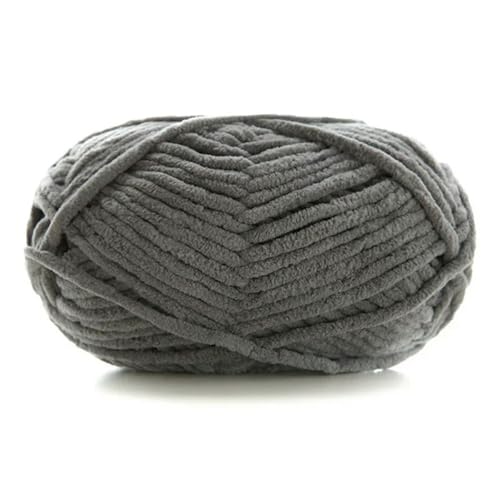 RJDJTTBD 1 Stück 50 g dickes Samtgarn, handgefertigt, DIY-Strickgarn, Linie, Schal, Mütze, weiches Chenille-Garn zum Stricken von RJDJTTBD