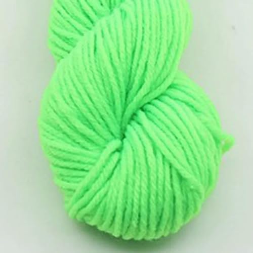 RJDJTTBD 100 g DIY handgefertigtes Acrylgarn, mitteldicke Wolle, Häkelgarn, weiches Baby-Schal-Stricken, buntes Bastelgarn für handgewebte Pullover von RJDJTTBD