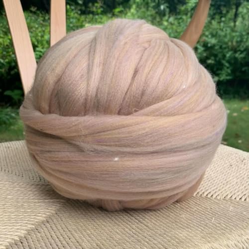 RJDJTTBD 1000 g DIY grobes Wollgarn Handstrickdecke Armstrickdecke Nachahmung Wolle Super grobes Garn Wolldecke Linie grob von RJDJTTBD