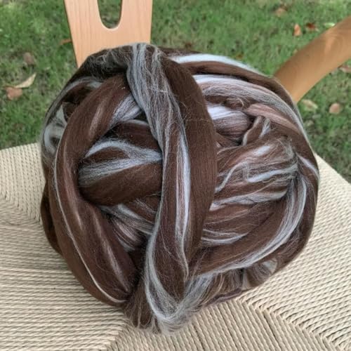 RJDJTTBD 1000 g DIY grobes Wollgarn Handstrickdecke Armstrickdecke Nachahmung Wolle Super grobes Garn Wolldecke Linie grob von RJDJTTBD