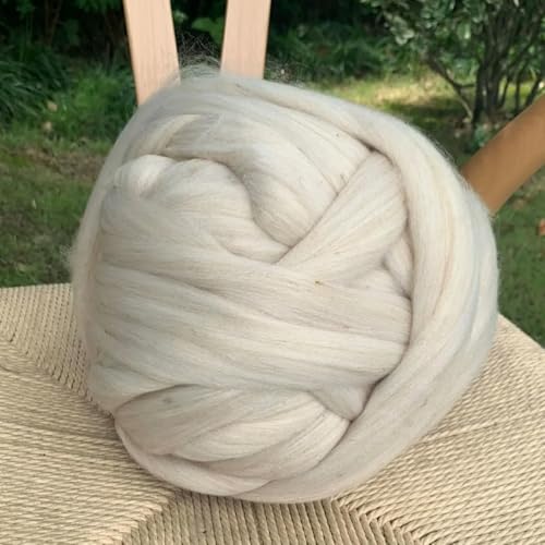 RJDJTTBD 1000 g DIY grobes Wollgarn Handstrickdecke Armstrickdecke Nachahmung Wolle Super grobes Garn Wolldecke Linie grob von RJDJTTBD