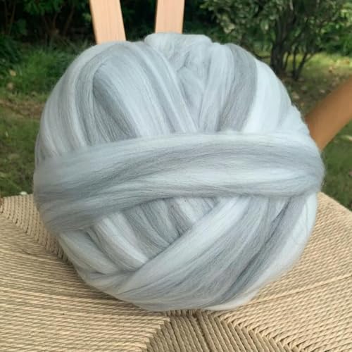 RJDJTTBD 1000 g DIY grobes Wollgarn Handstrickdecke Armstrickdecke Nachahmung Wolle Super grobes Garn Wolldecke Linie grob von RJDJTTBD