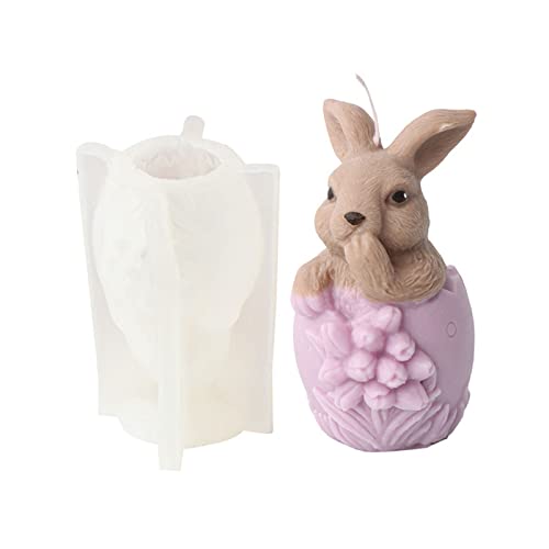 Osterhase Silikonform Hatchling Casting-Resin Fondant Kuchen Schokolade Dekorieren Werkzeug von RKJRTK