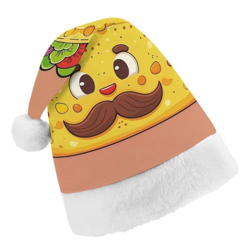 Mexikanische Maisbrötchen, Weihnachtsmannmütze für Damen und Herren, Weihnachtsmütze, Weihnachtsstrumpf, Mütze, Totenkopfmütze, Erwachsene von RKJVB