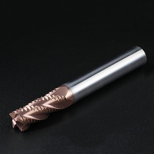 1pc HRC55 4 Flöten Schruppen Fräser Wolfram Stahl Legierung CNC Bearbeitung Schaftfräser Welle Rand Router Bit for stahl Metall Holz 4~20(D10x150L) von RKODRSMG