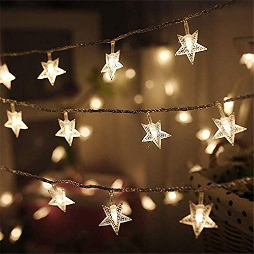 10/20/50M LED Star Light String Twinkle Garlands Batteriebetriebene Weihnachtslampe Urlaub Party Hochzeit Dekorative Lichterkette (Größe: 30m) (30m) von RLUYFGGTLNHGT