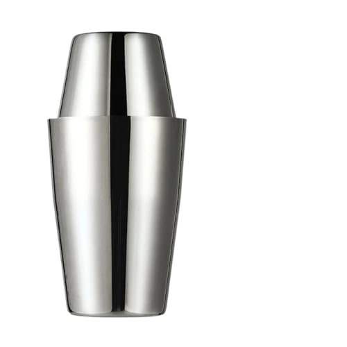 RLVYTA Cocktailshaker Bar Cocktail Shaker Boston Shaker Edelstahl Gravur Shaker Bar Zubehör Barkeeper Werkzeuge Für Zuhause Und Bar Barzubehör(E Silver) von RLVYTA