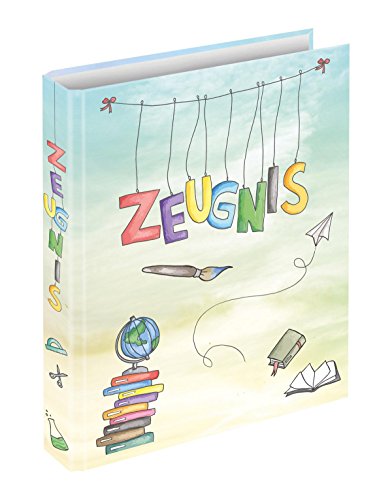 RNKVERLAG Kinder Zeugnisringbuch / DIN A4 / 4-Ringmechanik / 10 Hüllen von RNKVERLAG