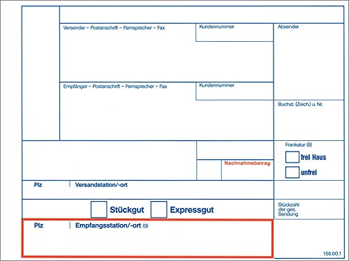 RNKVERLAG 2016 - Frachtaufkleber, 142 x 112 mm, ungummiert, 100 Stück von RNKVERLAG