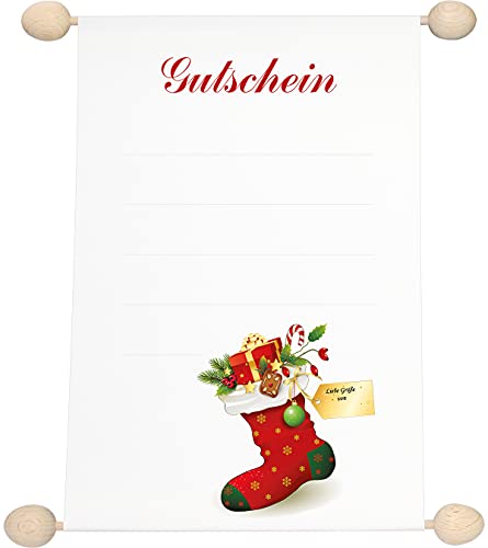 RNKVERLAG 28716 - Gutschein Idee & Stil „Nikolaus- und Weihnachtsgutschein“, DIN A6, 1 Stück von RNKVERLAG