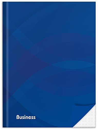 RNKVERLAG 46757 - Notizbuch „Business blau“ in DIN A5 dotted, mit 96 Blatt 70 g/m², 1 Stück von RNKVERLAG