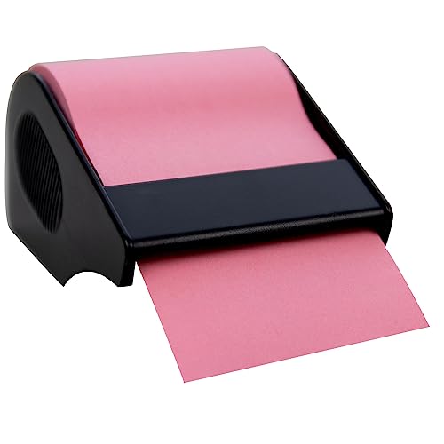 RNKVERLAG CT1831 - Haftnotiz Rolle im Abroller, 60 mm x 10 m, nachfüllbar, pastellpink, 1 Stück von RNKVERLAG