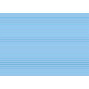 RNK Karteikarten A6 liniert blau VE=100 Stück von RNK - Verlag