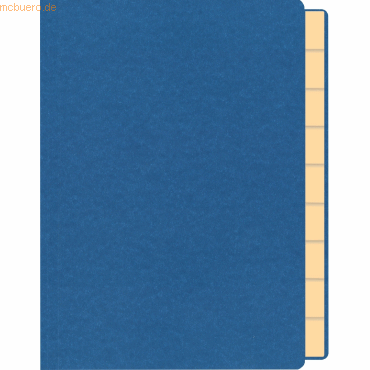 RNK Briefmarkenmappe A5 blau 10 Fächer von RNK