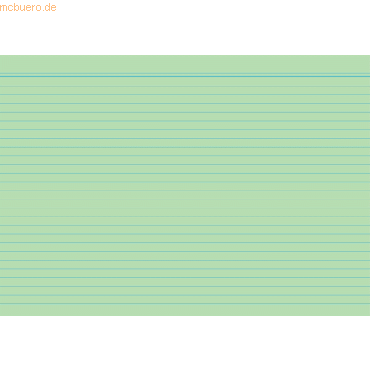 RNK Karteikarten A7 liniert grün VE=100 Stück von RNK