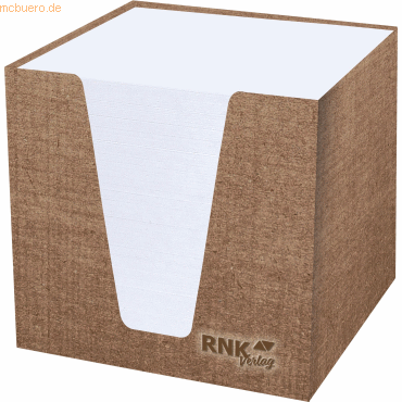 RNK Notizklotz Eco92x92x92mm 70g/qm weiß 900 Blatt von RNK