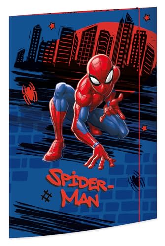 RNKVerlag Zeichenmappe Marvel Spider-Man 320 x 430 mm, für Formate bis DIN A3 mit Gummizugverschluss, 1 Stück von RNKVERLAG