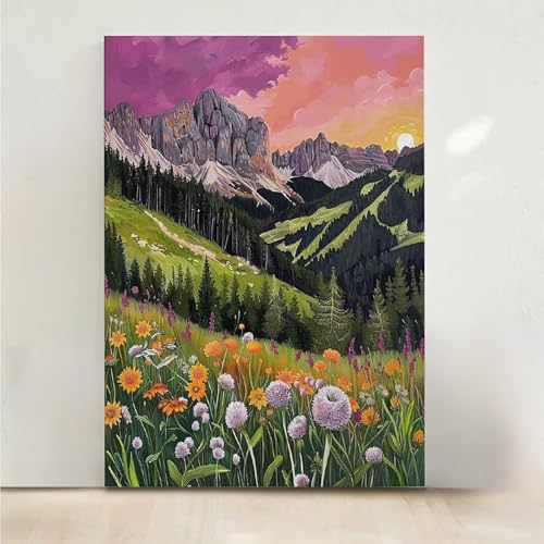 Berg Diamond Painting, 5D Blume Diamond Painting Erwachsene Diamant Malerei DIY Steine Kristall Kunst Bastelnset Erwachsene Anfänger Set, zur Zimmer Wanddeko, Geschenke für Frauen 50x65cm PjY3407 T-9 Berg Diamond Painting, 5D Blume Diamond Painting Erwachsene Diamant Malerei DIY Steine Kristall Kunst Bastelnset Erwachsene Anfänger Set, zur Zimmer Wanddeko, Geschenke für Frauen 50x65cm PjY3407 T-9 von RNXAOPEN