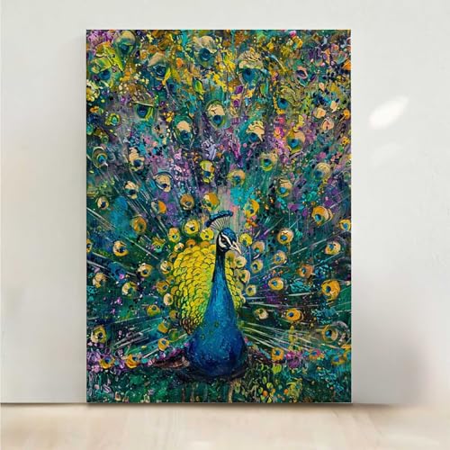 Blume Diamond Painting, 5D Pfau Diamond Painting Erwachsene Diamant Malerei DIY Steine Kristall Kunst Bastelnset Erwachsene Anfänger Set, zur Zimmer Wanddeko, Geschenke für Frauen 70x95CM PjY4025 6-4 Blume Diamond Painting, 5D Pfau Diamond Painting Erwachsene Diamant Malerei DIY Steine Kristall Kunst Bastelnset Erwachsene Anfänger Set, zur Zimmer Wanddeko, Geschenke für Frauen 70x95CM PjY4025 6-4 von RNXAOPEN