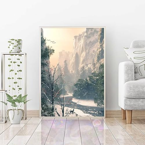Diamond Painting Erwachsene Baum, DIY Diamond Painting Berg Bastelset, Vollbohrer Diamant Malerei Set, Diamant Kunst Malerei Stickerei Set, Wanddeko und Zimmer Deko, Geschenke 40x50CM PJY3 3-F Diamond Painting Erwachsene Baum, DIY Diamond Painting Berg Bastelset, Vollbohrer Diamant Malerei Set, Diamant Kunst Malerei Stickerei Set, Wanddeko und Zimmer Deko, Geschenke 40x50CM PJY3 3-F von RNXAOPEN